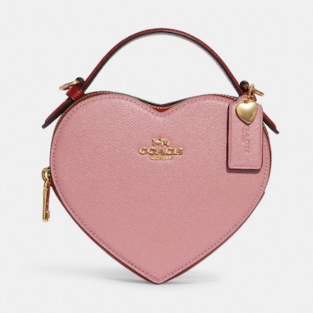 Coach Heart Crossbody In Colorblock - Picture 3 of 6